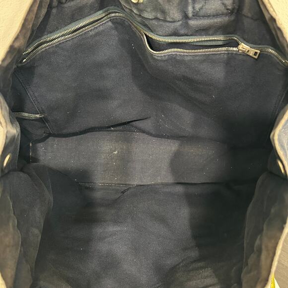 1015 HERMÈS Toile Fourre-Tout MM Tote Slate - Picture 6 of 6